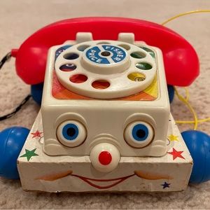 Retro Vintage Fisher Price Chatter Telephone.  Good used condition.